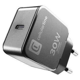 CELLULAR LINE ACHGOOUSBCPD30WK Caricatore Rete USB C 30W Nero