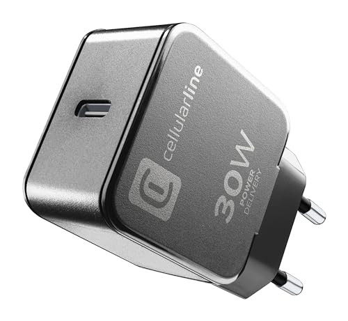 CELLULAR LINE ACHGOOUSBCPD30WK Caricatore Rete USB C 30W Nero