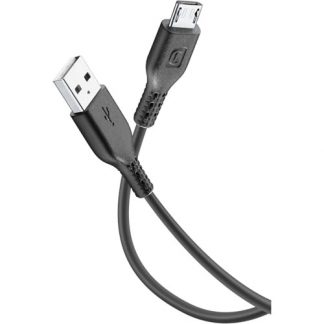 CELLULAR LINE USBDATA06MUSBK Cavo Ricarica Dati Micro USB 0 6 Metri Nero
