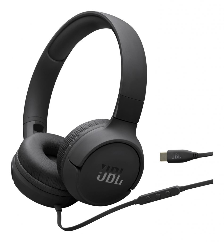 JBL JBLT520CBLK CUFFIA ARCH. 32MM USB-C UNIV.C-MIC TUNE 520C BLACK CUFFIE CON CAVO
