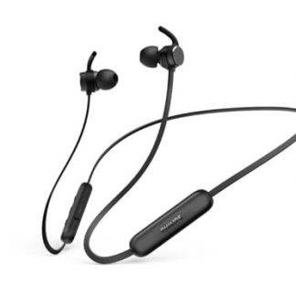 Philips TAE1209BK Cuffie Auricolari Bluetooth In Ear Collare IPX5 Nero