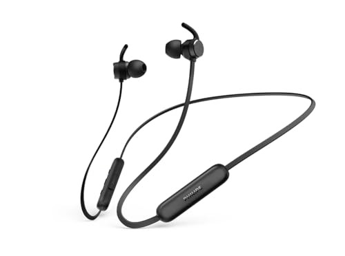 Philips TAE1209BK Cuffie Auricolari Bluetooth In Ear Collare IPX5 Nero