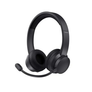 TRUST 25463 Cuffie Wireless Microfono Cancellazione Rumore Ayda Nero