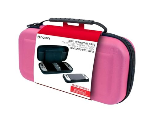 BIGBEN SWITCHNEWPOUCHLPINK CUSTODIA DI TRASPORTO L PER NINT.SWITCH 2 ROSA ACCESSORI NINTENDO SWITCH 2
