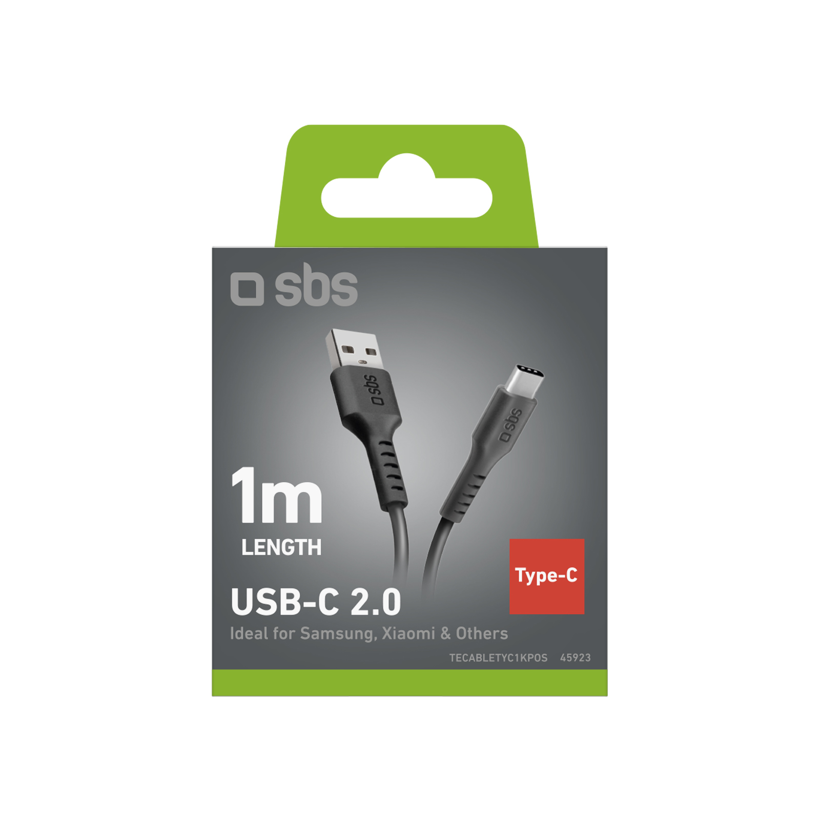 SBS TECABLETYC1KPOS CAVO USB A TYPE-C 2.0 CAVI - immagine 3