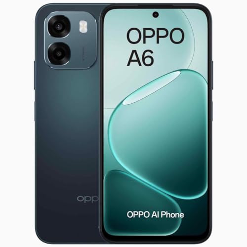 Oppo A6 5G Sapphire Black Smartphone 6.75 Pollici HD Plus 6GB 256GB
