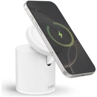 SBS TEWIRMAGFOLD2IN1 Caricatore Wireless Pieghevabile Compatto 2in1