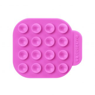 CASE&ME CMSILSUCTION3 Supporto Smartphone Ventosa Silicone Rosa