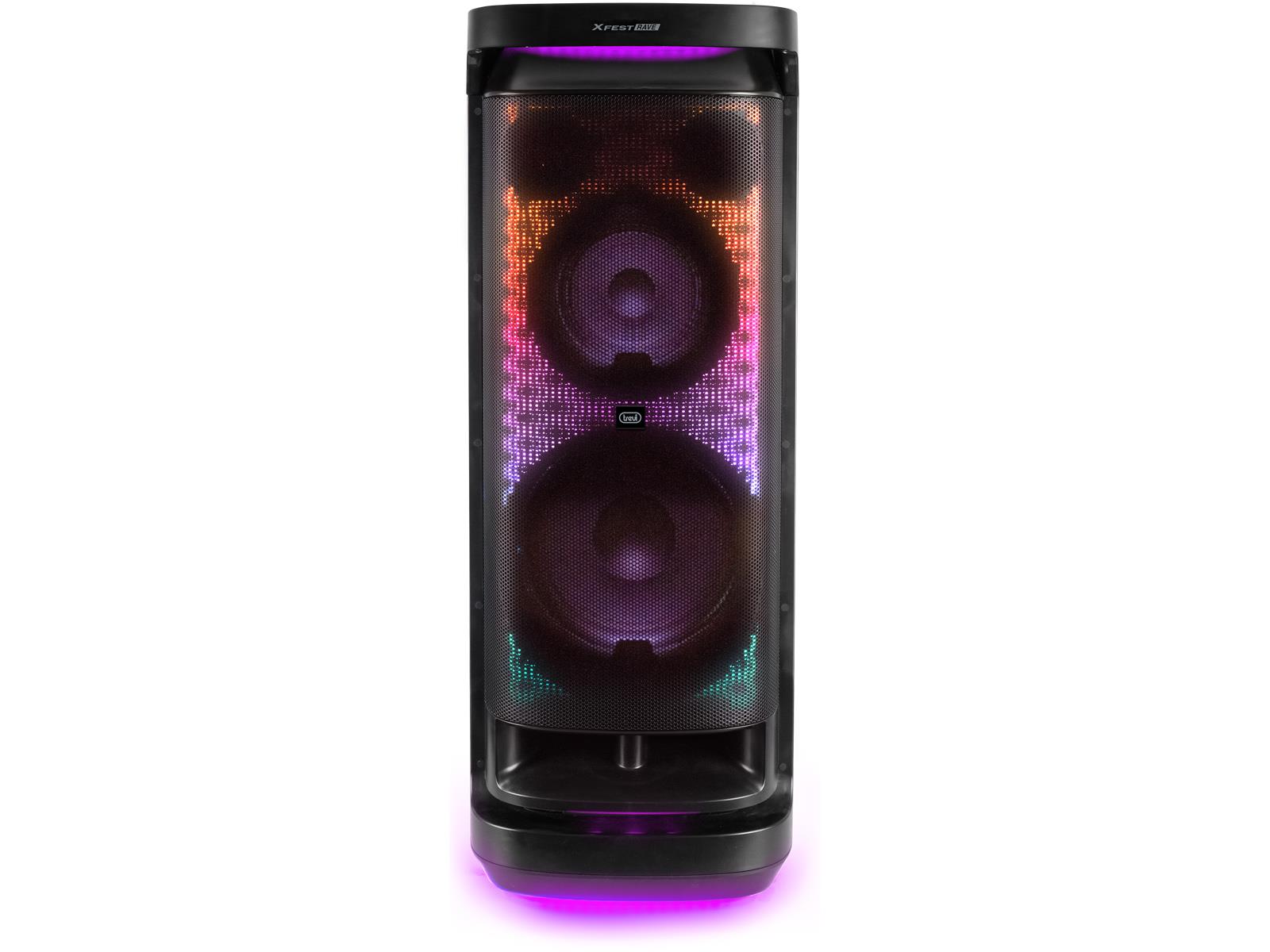 TREVI 0X440000 ALTOP. AMPLIF. KARAOKE 500W+AW XF4400DJ ALTOPARLANTI WIRELESS - immagine 2