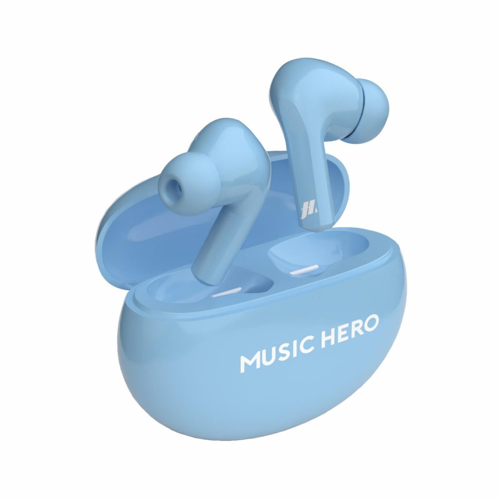 SBS MHTWSBEATBTNORA AURICOLARE BT TWS+CUST.RIC 300MAH C-KEYS LIGHT BLU AURICOLARI SENZA FILO TELEFONIA