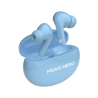 SBS MHTWSBEATBTNORA AURICOLARE BT TWS+CUST.RIC 300MAH C-KEYS LIGHT BLU AURICOLARI SENZA FILO TELEFONIA