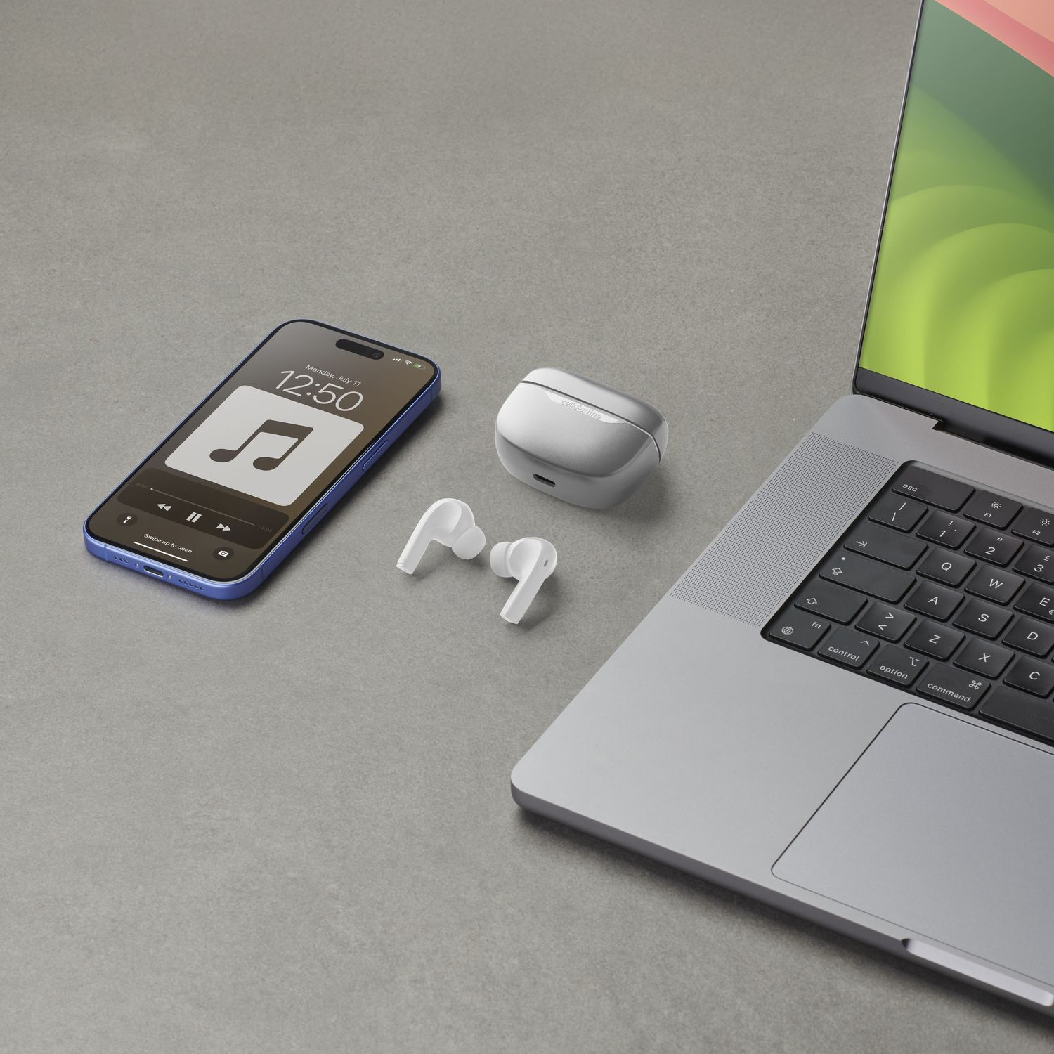 CELLULAR LINE BTKEYPROTWSW AURICOLARE BT TWS KEY PRO UNIV. BIANCO AURICOLARI SENZA FILO TELEFONIA - immagine 5