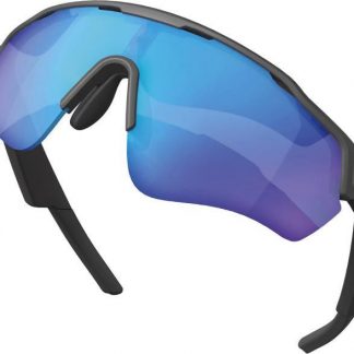 SBS MHEARGLASSSPORTK Occhiali Sportivi Wireless Musica Chiamate IPX5 Nero