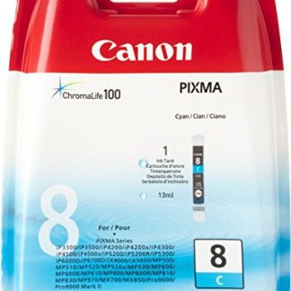 CANON 0621B028 Cartuccia Inchiostro Ciano CLI8C 13ml Originale Blister