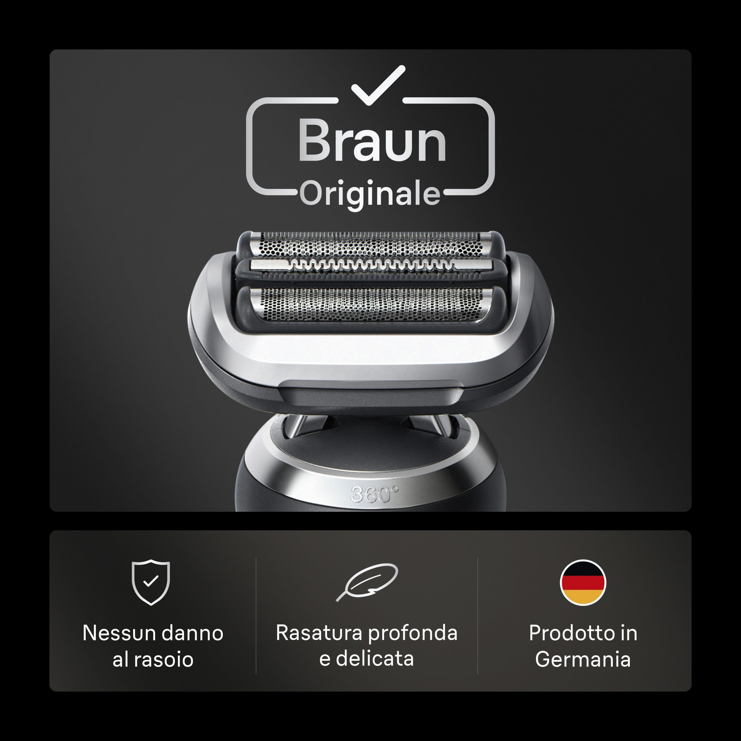 BRAUN 74S TESTINA DI RICAMBIO PER SERIES 7 ACCESSORI RASATURA - immagine 4