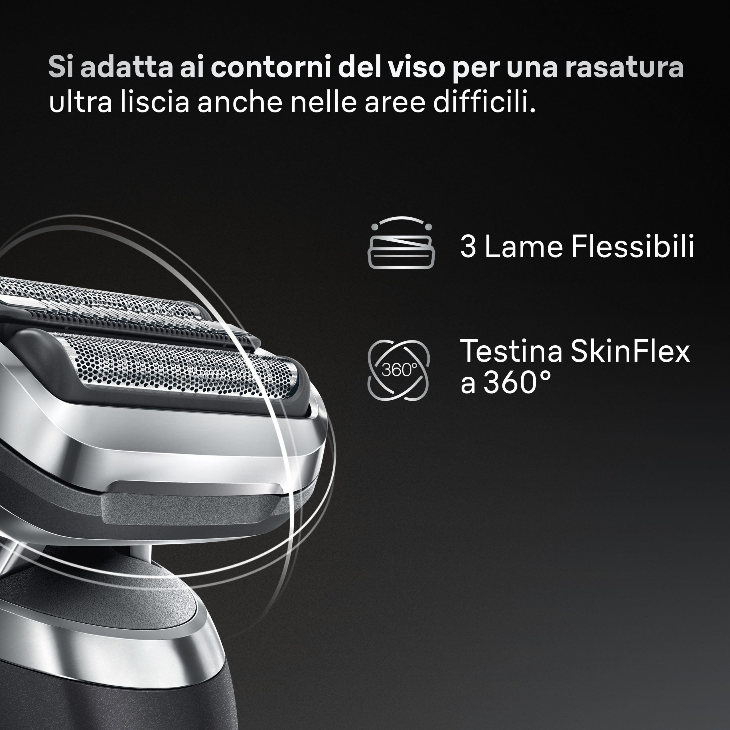 BRAUN 74S TESTINA DI RICAMBIO PER SERIES 7 ACCESSORI RASATURA - immagine 6