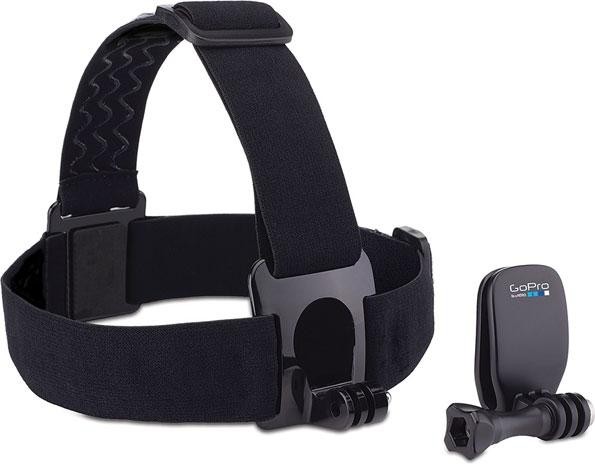 GoPro Fascia per la Testa piu QuickClip per Videocamere GoPro
