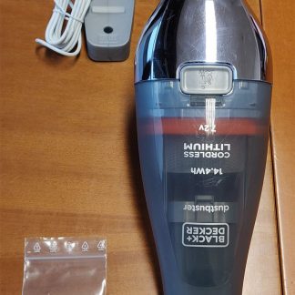Black & Decker NVC220WBC Cromato Aspirabriciole 7.2V Capacità 385 ml