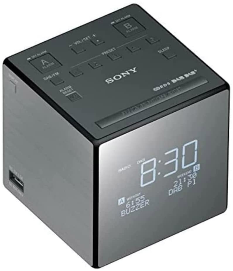 Sony XDR C1DBP Radiosveglia Nero con Display LED