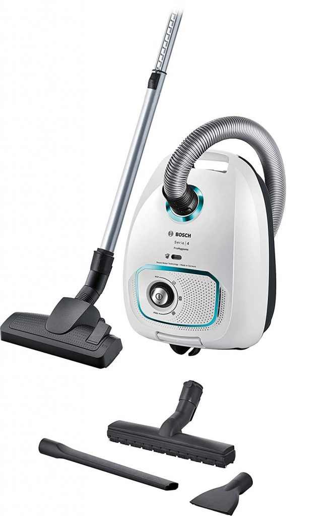Bosch ProHygienic BGBS4HYG1 Bianco Aspirapolvere con Sacco