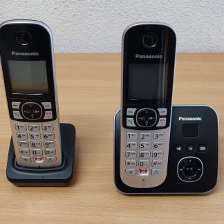Panasonic KX-TG6862JTB Cordless Duo con Segreteria e Vivavoce