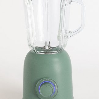 Create Blender Matt Verde Frullatore con Bicchiere in Vetro 800W