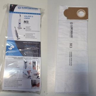 Lindhaus M3 Confezione 10 Sacchi Tessuto Micropore 2 Filtri Protezione Motore