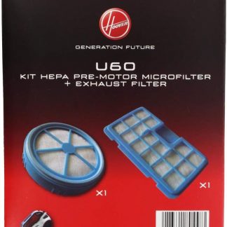 Hoover U60 Kit Filtro Pre-Motore e Filtro Scarico Motore