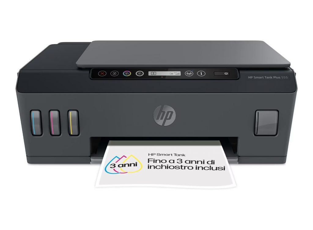 HP Smart Tank Plus 555 Stampante Multifunzione Wireless 4 Serbatoi di Inchiostro