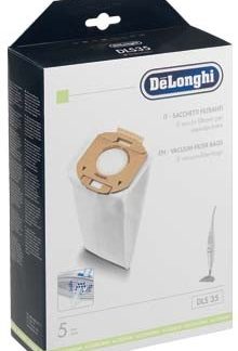 De Longhi DLS35 Confezione 5 Sacchetti Ricambio Scope Elettriche XLF1500-1600