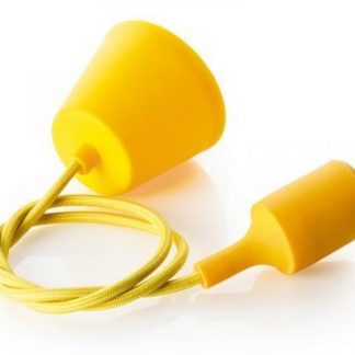 Perenz 6238 Giallo Sospensione in Gomma Attacco E27