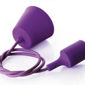 Perenz 6238 Viola Sospensione in Gomma Attacco E27