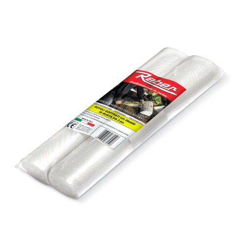 Reber 6725A 2 Rotoli Goffrati per Sottovuoto 30x600CM