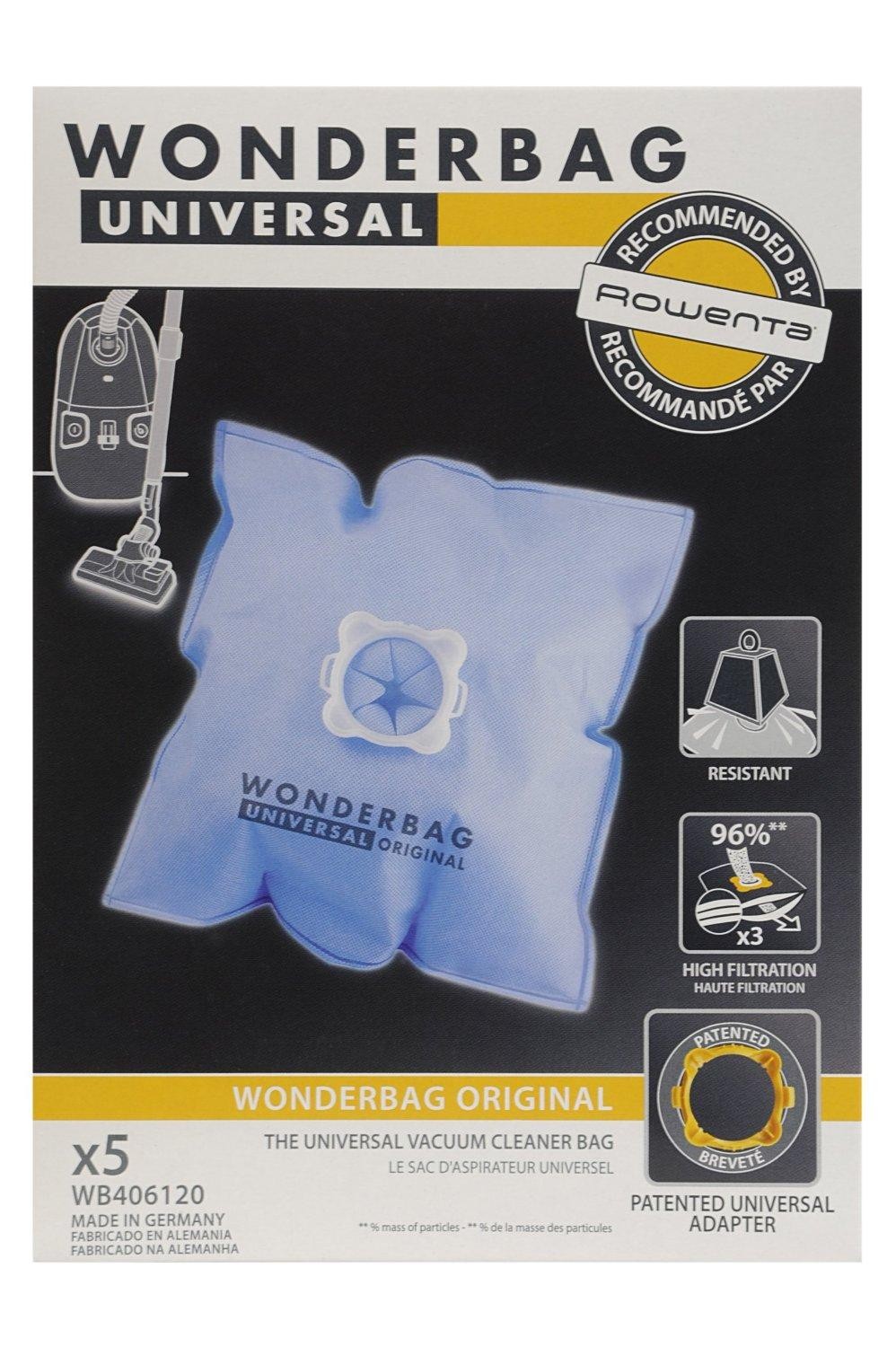Wonderbag Original WB406120 Confezione 5 Sacchetti per Aspirapolvere Universali - immagine 2
