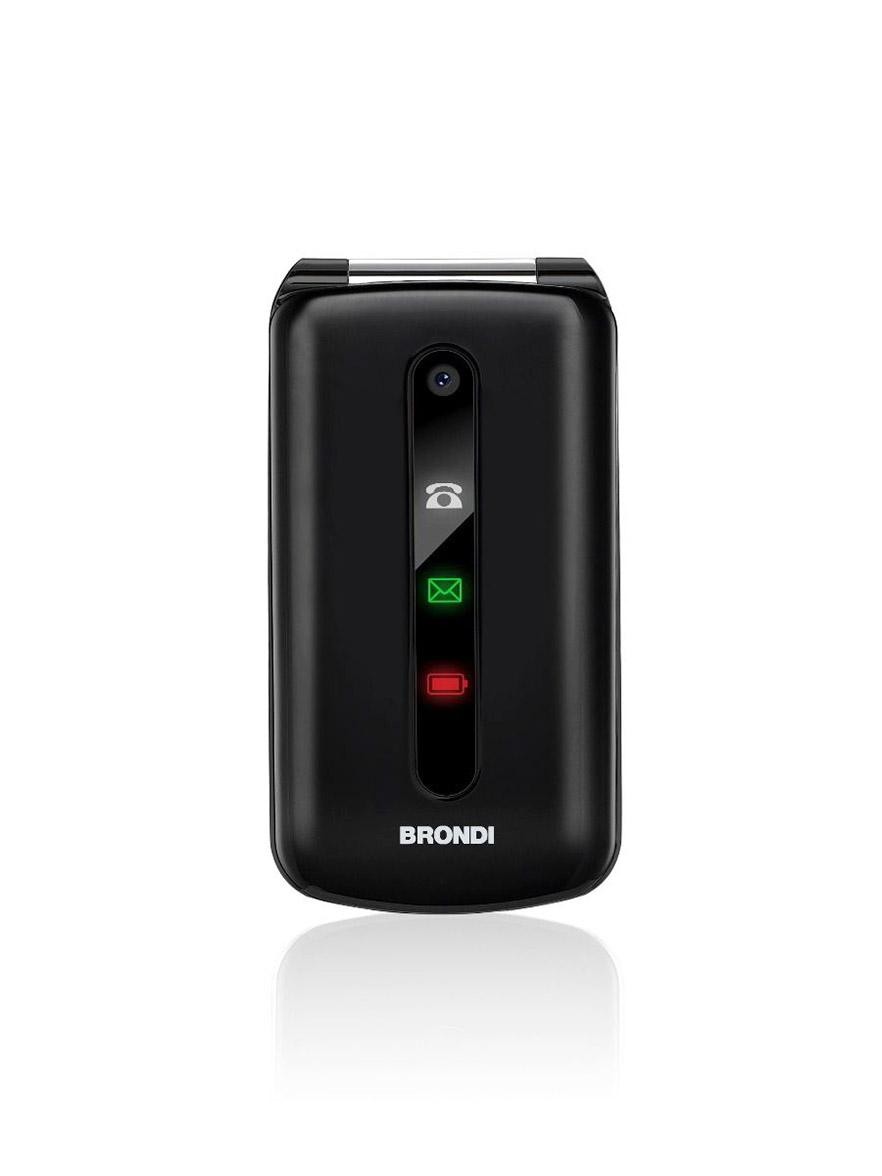 Brondi President Nero Telefono Cellulare a Conchiglia Dual Sim Ultrasottile - immagine 2