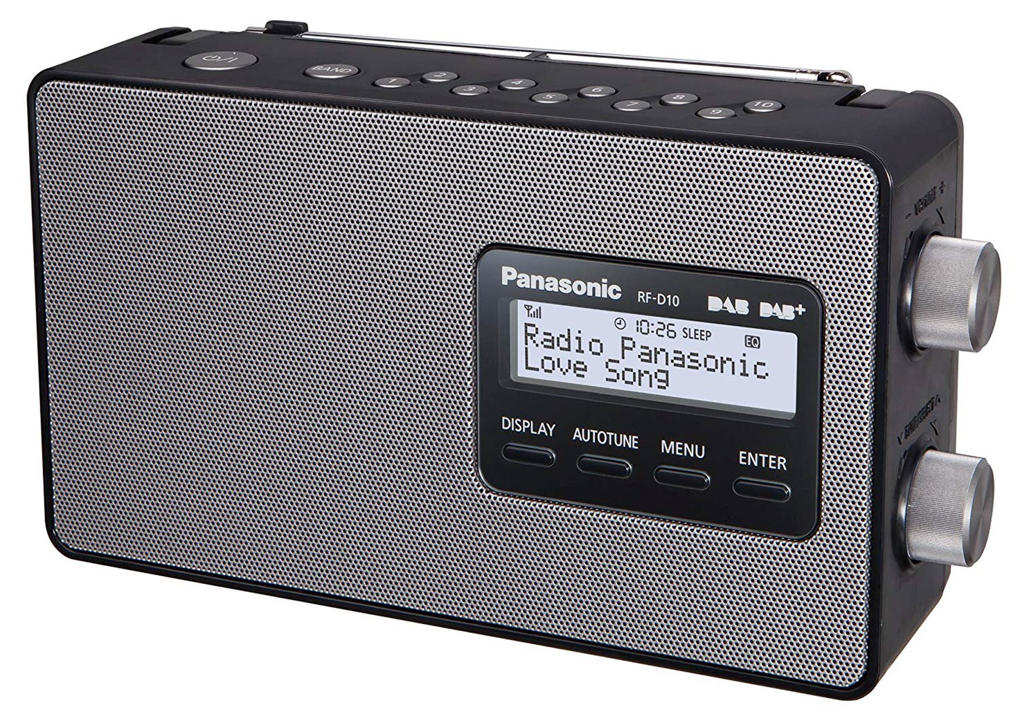 Panasonic RFD10EGK Nero Radio Compatibile DAB/DAB+ - immagine 2