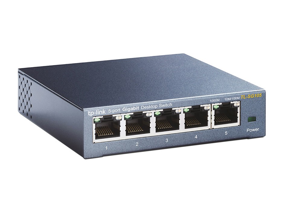 TP-LINK TLSG105S Switch 5 Porte 10/100/1000Mbps Desktop - immagine 2