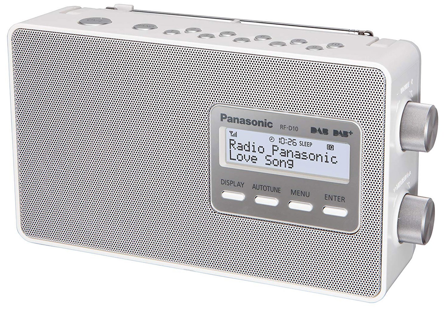 Panasonic RFD10EGW Bianco Radio Compatibile DAB/DAB+ - immagine 2