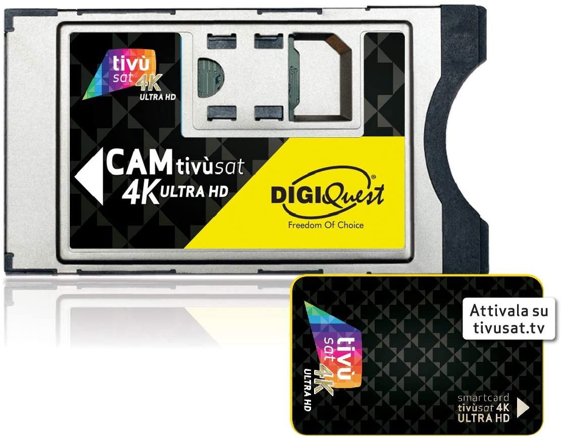 Digiquest CAM Tivusat 4K Ultra HD con Smartcard Tivusat Inclusa - immagine 2
