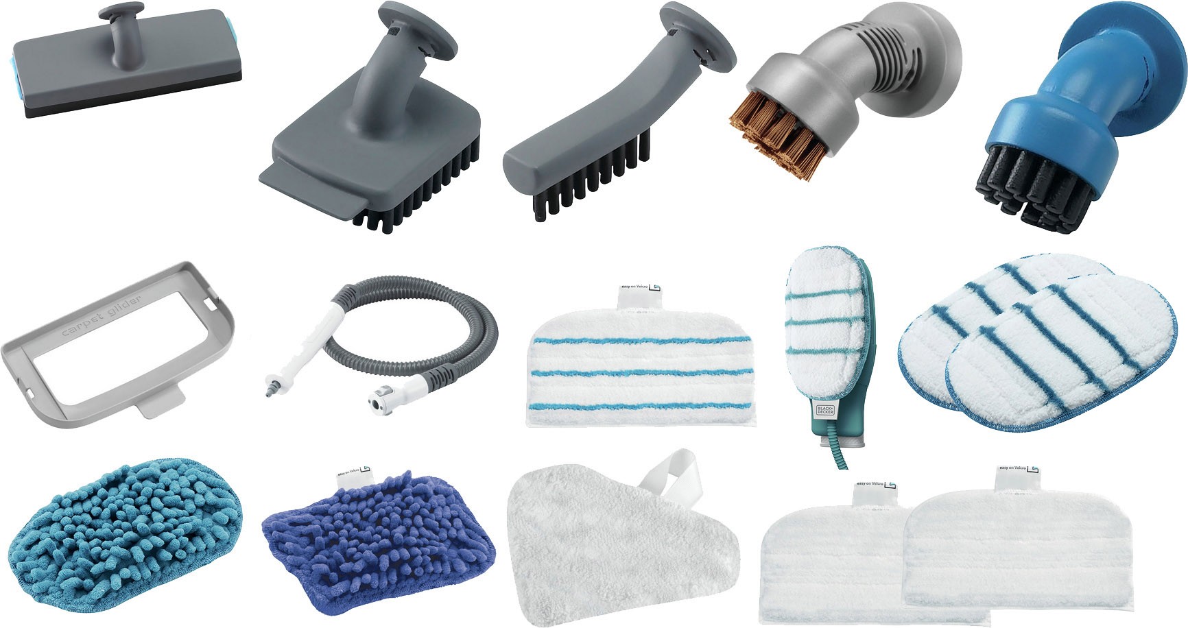 Black & Decker BHSM1615DSM Scopa a Vapore 2in1 1600W con 17 Accessori - immagine 2