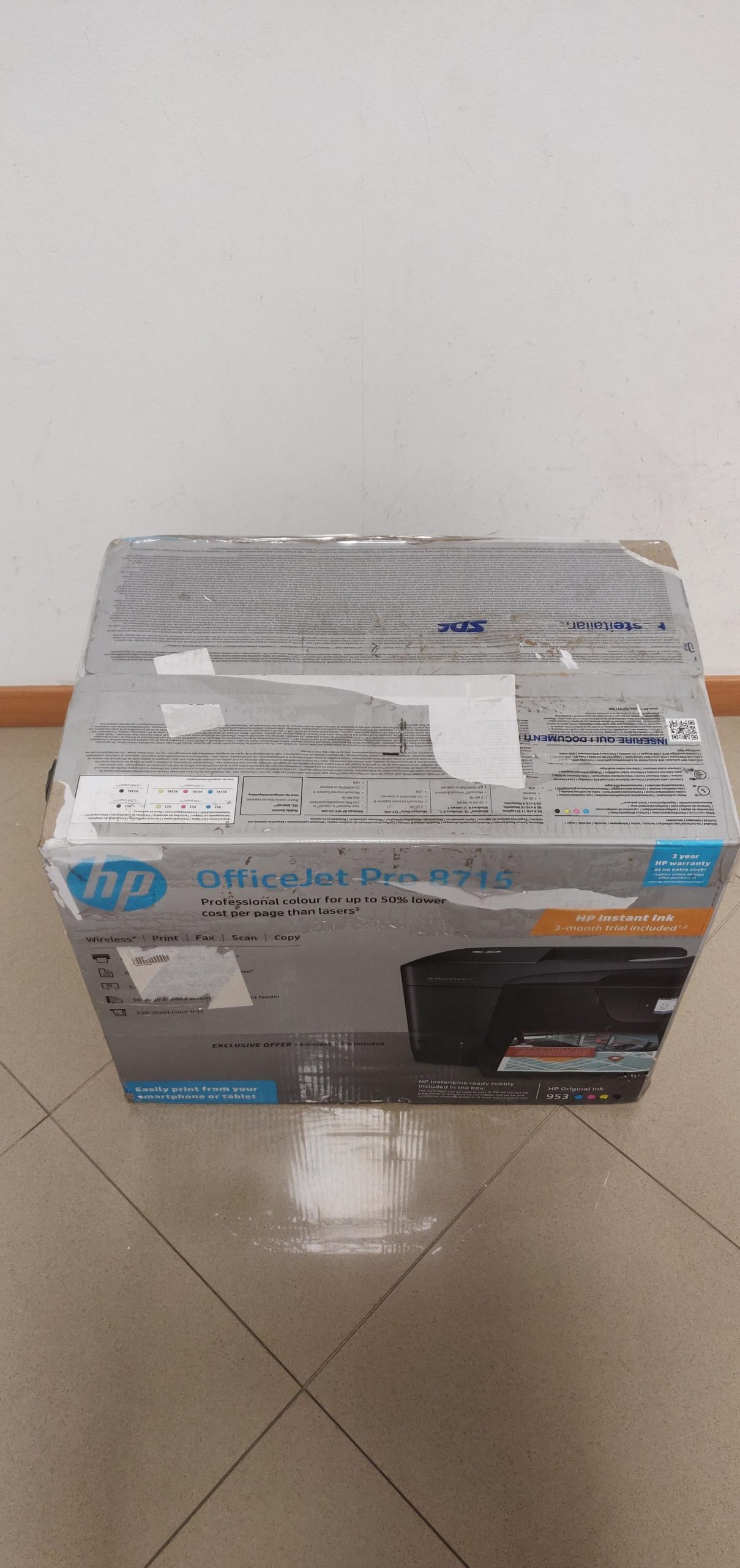 HP OfficeJet Pro 8715 Stampante Inkjet Multifunzione Wi-Fi - immagine 3