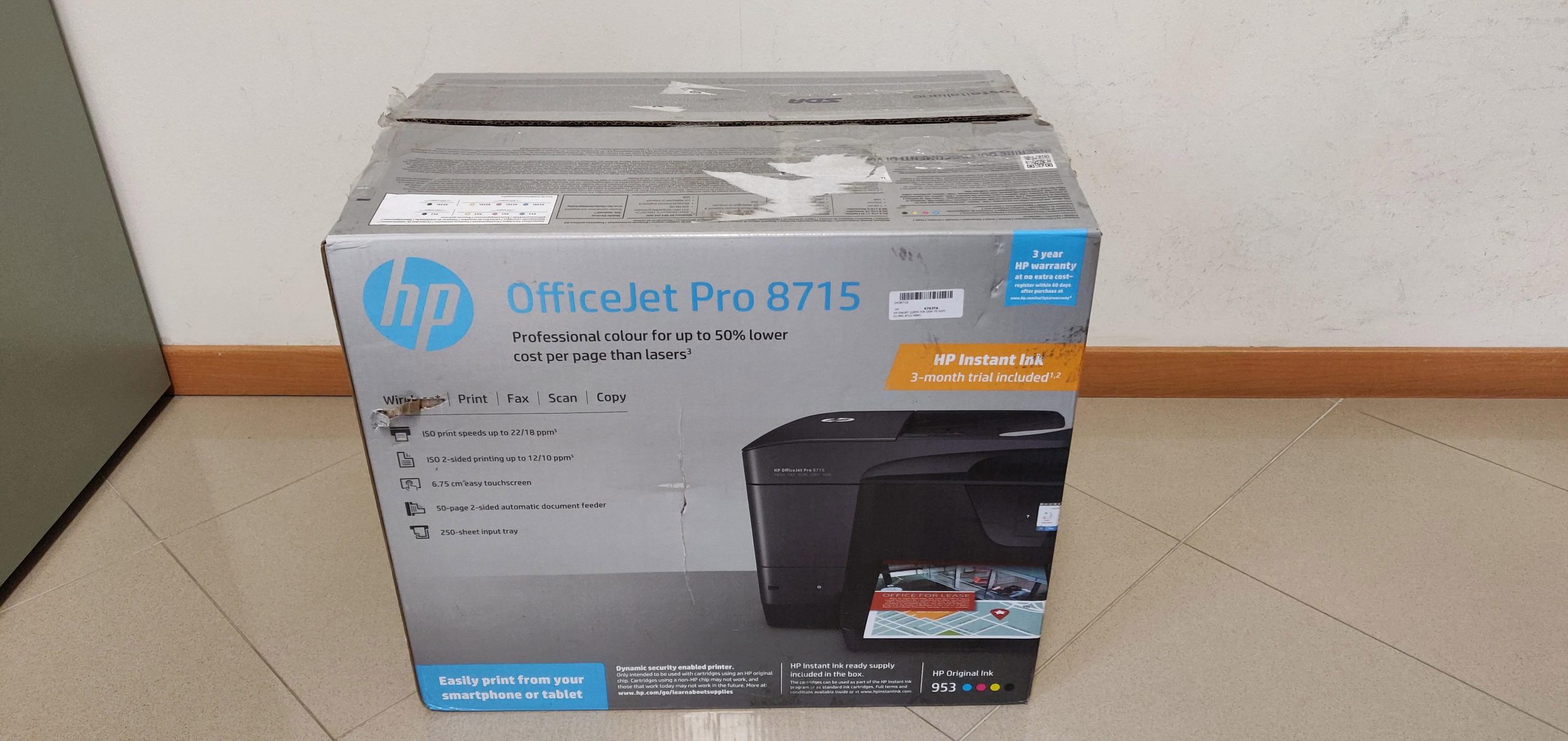 HP OfficeJet Pro 8715 Stampante Inkjet Multifunzione Wi-Fi - immagine 3