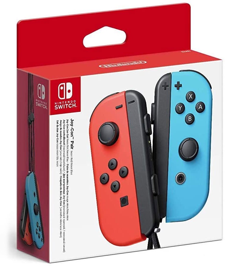 Nintendo Set 2 Joycon Rosso-Blu per Nintendo Switch Accessorio Originale - immagine 2