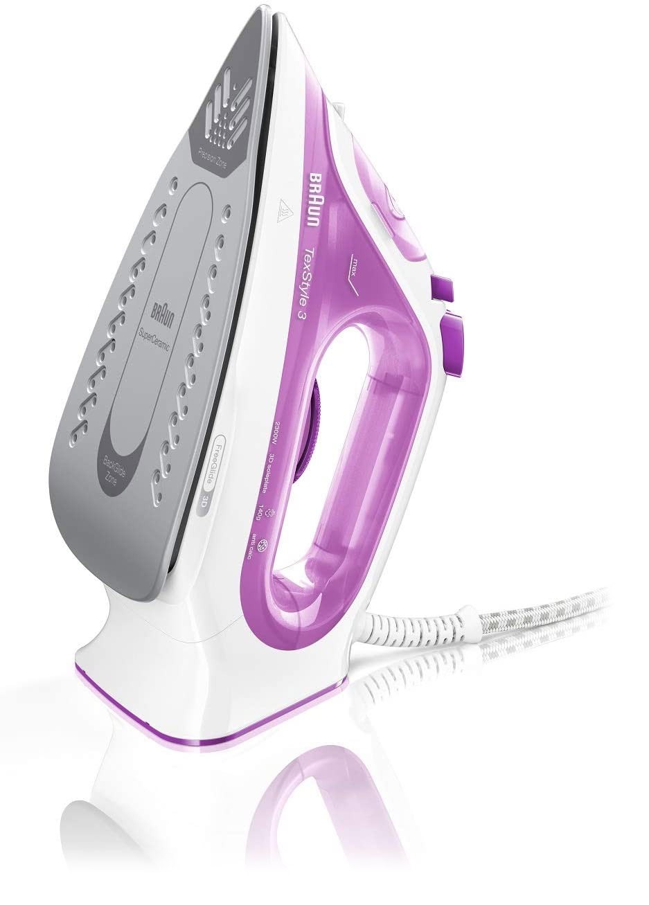 Braun TexStyle 3 SI3030PU Ferro a Vapore 2300W Piastra FreeGlide 3D - immagine 2