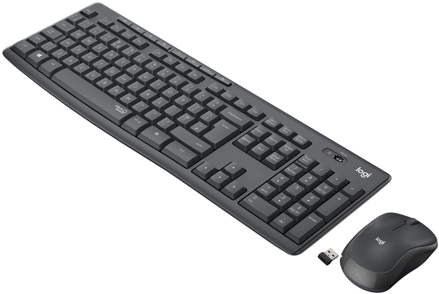 Logitech MK 295 Graphite Kit Tastiera e Mouse Wireless - immagine 2