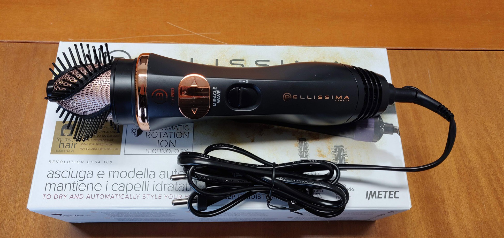 Imetec Bellissima My Pro Miracle Wave GH19 Spazzola Modellante ad Aria - immagine 3