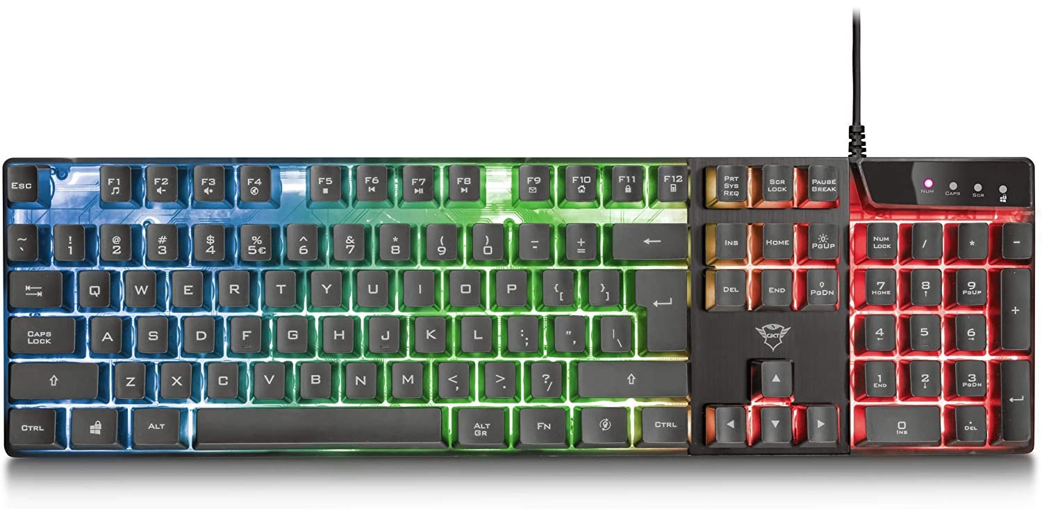 Trust GXT 838 Azor Set Tastiera Mouse con Illuminazione LED 3 Colori - immagine 2
