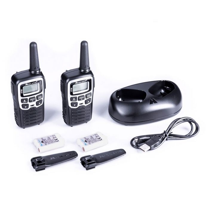 Midland XT50 Walkie Talkie 24 Canali Portata 8 Km PMR446 - immagine 2