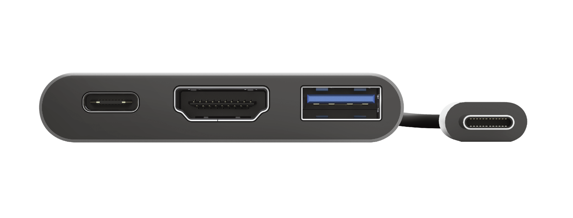 Trust Dalyx Adattatore USB-C Multiporta 3-in-1 Silver - immagine 3