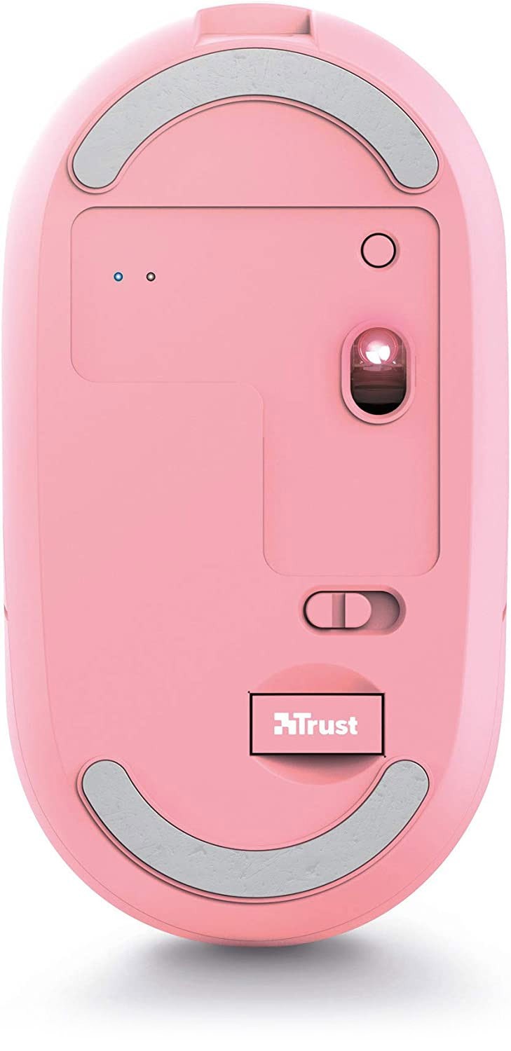 Trust Puck Rosa Mouse Wireless Ricaricabile - immagine 3
